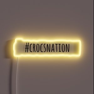 Crocsnation RGB Neon Sign