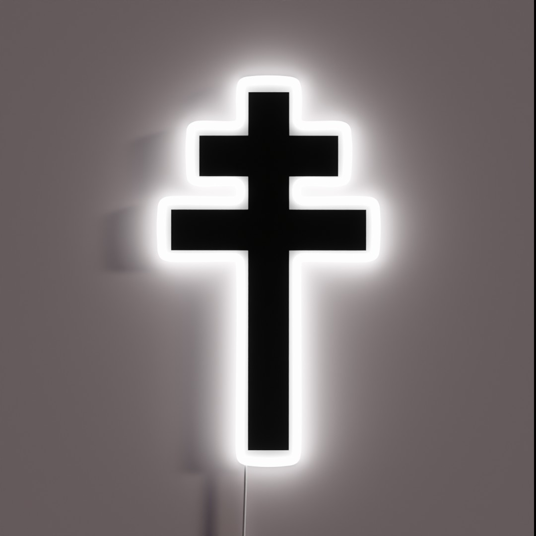 Croix De Lorraine Original RGB Neon Sign Croix De Lorraine Original RGB Neon Sign