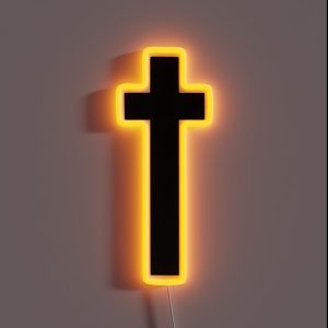Cross RGB Neon Sign