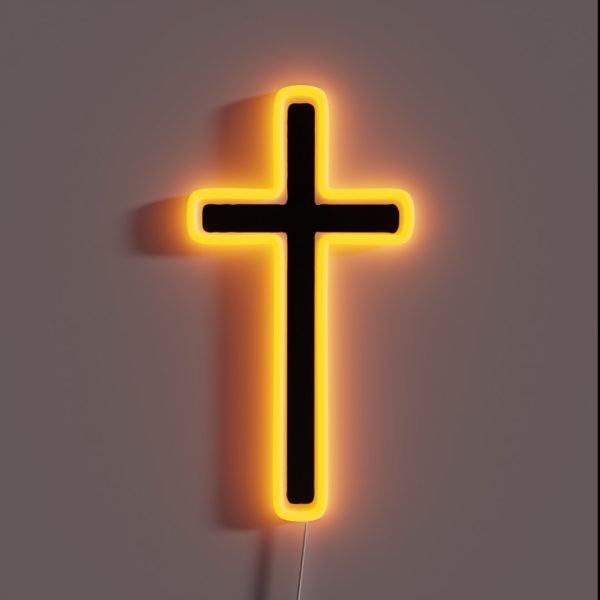Cross RGB Neon Sign
