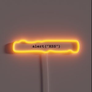Cross Site Scripting RGB Neon Sign Cross Site Scripting RGB Neon Sign
