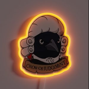 Crow Of Judgement RGB Neon Sign Crow Of Judgement RGB Neon Sign
