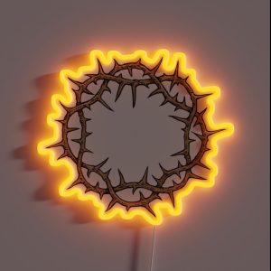 Crown Of Thorns RGB Neon Sign