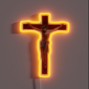 Crucifix RGB Neon Sign