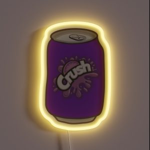 Crush Soda Grape RGB Neon Sign