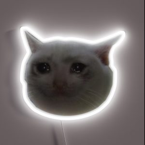 Crying Cat Jpg RGB Neon Sign Crying Cat Jpg RGB Neon Sign