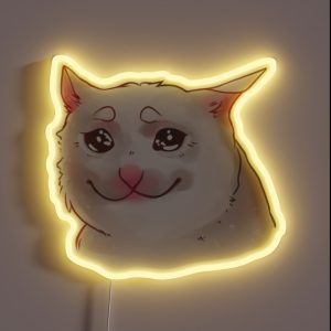 Crying Cat RGB Neon Sign