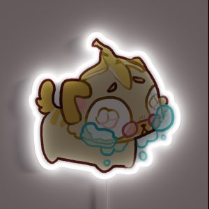 Crying Food Cats Banana Cat RGB Neon Sign