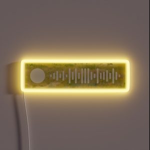 CTRL Album SZA Spotify Scan Code RGB Neon Sign