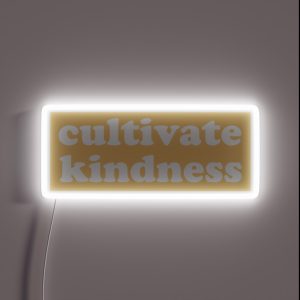Cultivate Kindness Yellow RGB Neon Sign Cultivate Kindness Yellow RGB Neon Sign