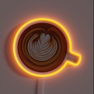 Cup A Cappuccino RGB Neon Sign