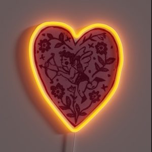Cupid Heart RGB Neon Sign