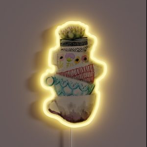 Cups On Cups On Cups RGB Neon Sign