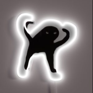 Cursed Cat RGB Neon Sign