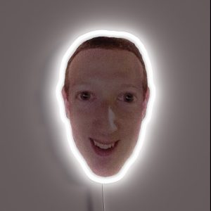 Cursed Images Mark Zuckerberg RGB Neon Sign Cursed Images Mark Zuckerberg RGB Neon Sign