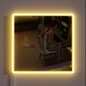 Cursed The Sims RGB Neon Sign