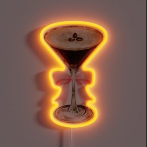 Cute Aesthetic Coquette Aesthetic Espresso Martini For The Girlies RGB Neon Sign