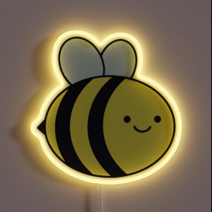 Cute Bee RGB Neon Sign