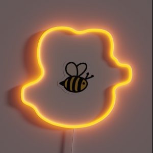 Cute Bumblebee RGB Neon Sign