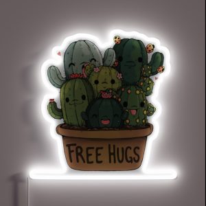 Cute Cactus RGB Neon Sign