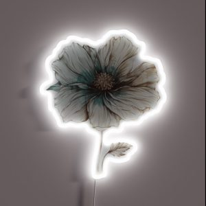 Cute Delicate Blossom Flower RGB Neon Sign Cute Delicate Blossom Flower RGB Neon Sign