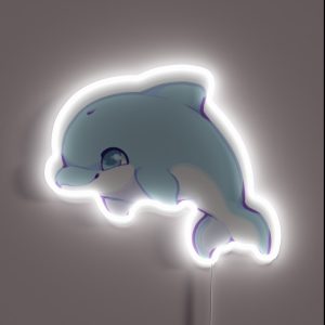 Cute Dolphin RGB Neon Sign Cute Dolphin RGB Neon Sign