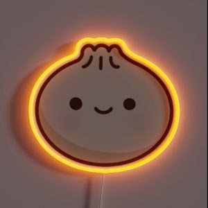 Cute Dumpling RGB Neon Sign