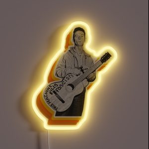 Cute Graphic Gifts From Her Flock Of Sheep Happy Vintage Inspirational RGB Neon Sign