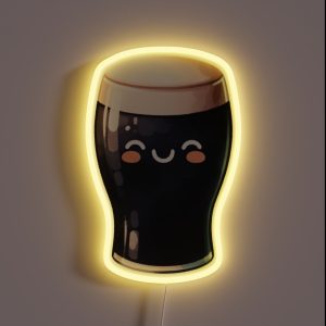 Cute Guinness RGB Neon Sign