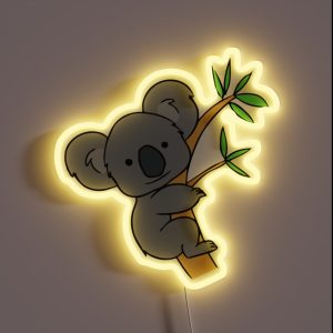 Cute Koala RGB Neon Sign