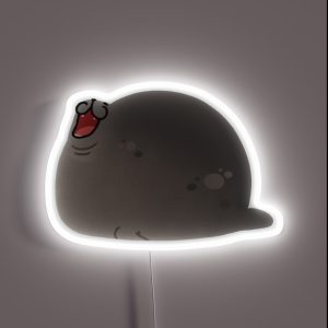 Cute Mochi Seal Happy Mochi Seal RGB Neon Sign Cute Mochi Seal Happy Mochi Seal RGB Neon Sign