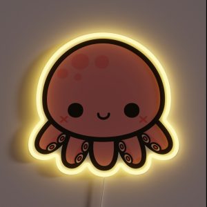Cute Octopus RGB Neon Sign