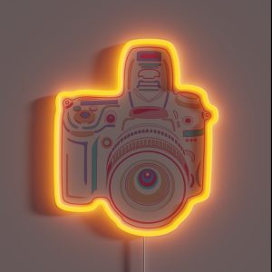 Cute Pastel Camera RGB Neon Sign Cute Pastel Camera RGB Neon Sign