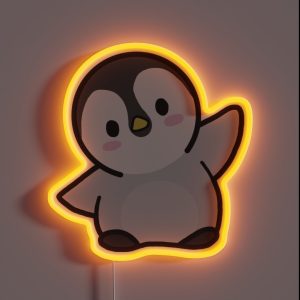 Cute Penguin RGB Neon Sign