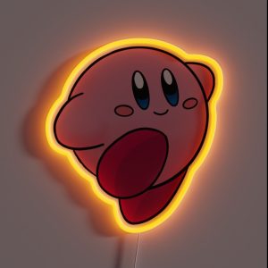 Cute Pink Japanese Cartoon Video Game Character RGB Neon Sign