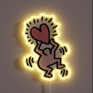 Cute Pink Lil Dancing Man RGB Neon Sign Cute Pink Lil Dancing Man RGB Neon Sign