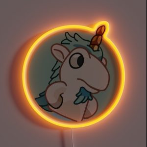 Cute Unicorse RGB Neon Sign