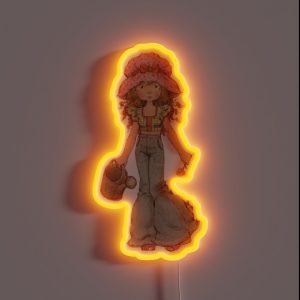 Cute Vintage Girl RGB Neon Sign Cute Vintage Girl RGB Neon Sign