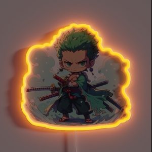 Cute Zoro RGB Neon Sign