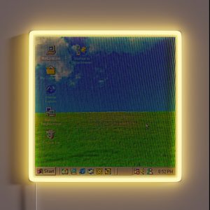 Cybercore 90s Desktop Screen RGB Neon Sign