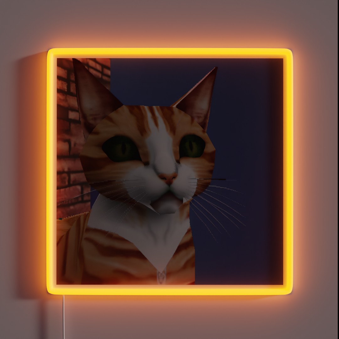 Cybercore Kitty Cat RGB Neon Sign Cybercore Kitty Cat RGB Neon Sign