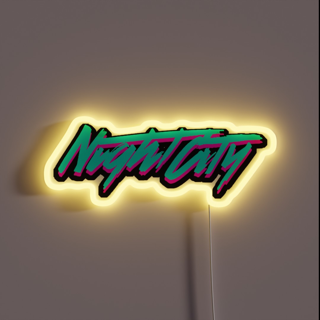 Cyberpunk Logo RGB Neon Sign Cyberpunk Logo RGB Neon Sign