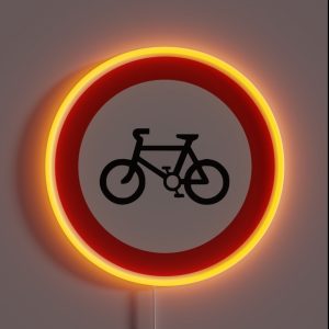 Cycling Forbidden RGB Neon Sign