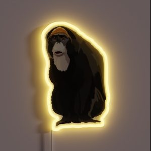 D Is For De Brazza S Monkey RGB Neon Sign