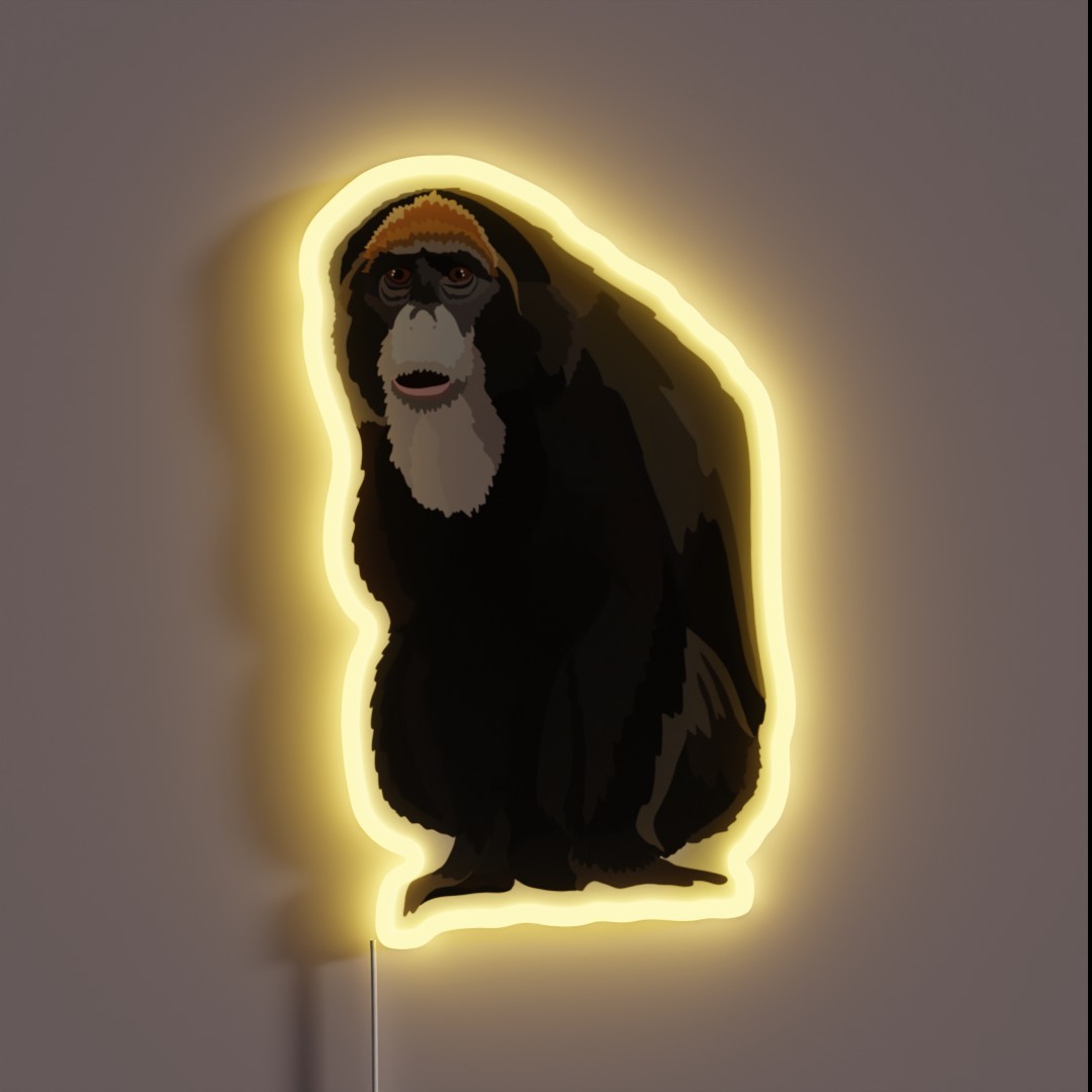 D Is For De Brazza S Monkey RGB Neon Sign D Is For De Brazza S Monkey RGB Neon Sign