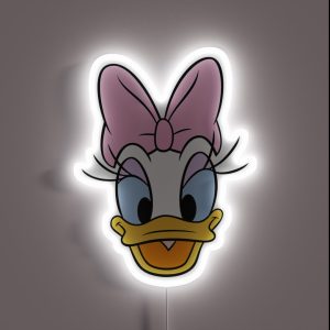 Daisy Duck Big Face RGB Neon Sign