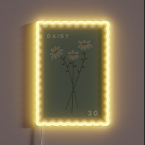 Daisy Stamp RGB Neon Sign