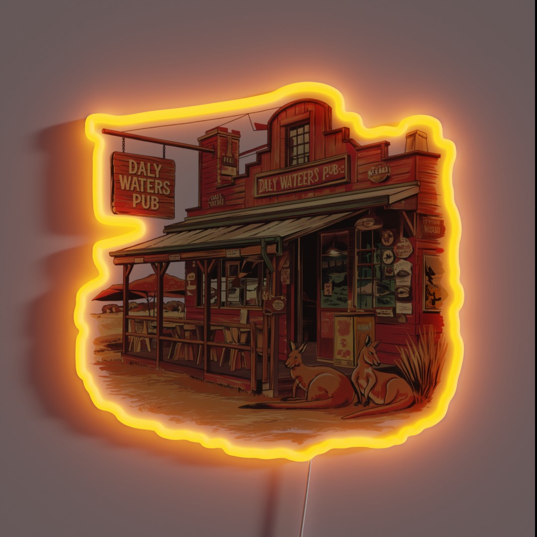 Daly Waters Pub RGB Neon Sign Daly Waters Pub RGB Neon Sign