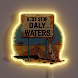 Daly Waters Road Trip RGB Neon Sign Daly Waters Road Trip RGB Neon Sign