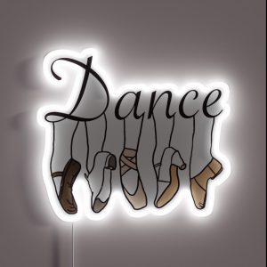Dance Shoes RGB Neon Sign